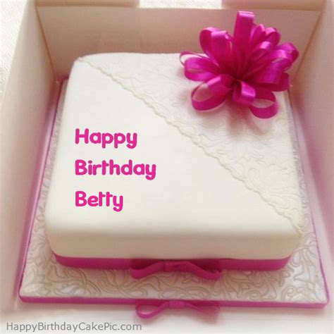 ️ Pink Happy Birthday Cake For Betty