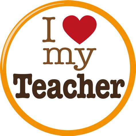 Thank you letters to teachers. I Love My Teacher Slogan Car Bumper Sticker Decal 5" x 5 ...