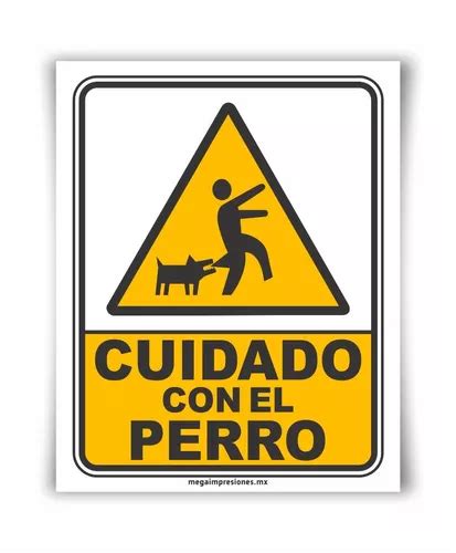 Se Alamiento Letrero Cuidado Con El Perro X