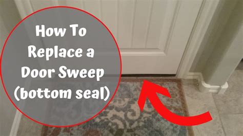 How To Replace A Door Sweep Bottom Seal 2020 Youtube