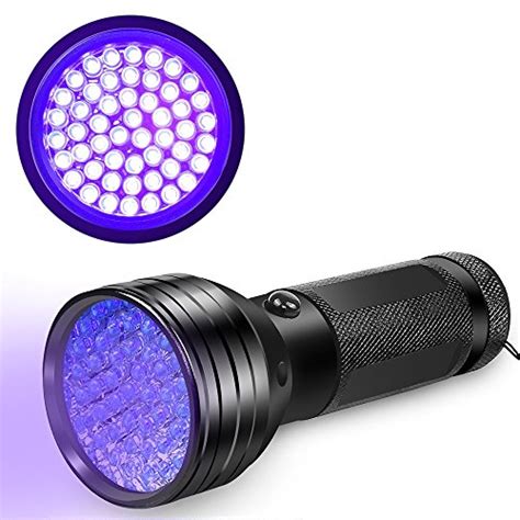 Uv Flashlight Black Light Beboncool 51 Led 395 Nm Ultraviolet