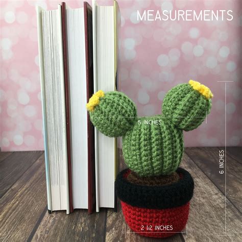 Mickey Mouse Cactus Made To Order Etsy
