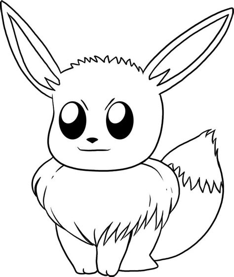 Eevee Coloring Pages Free Printable Coloring Pages For Kids