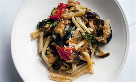 Nigel Slaters Baked Aubergine Pasta Recipe Life And Style The Guardian