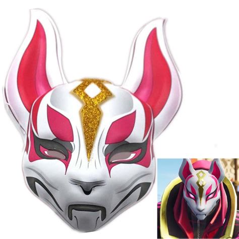 Fortnite Fox Drift Mask Cosplay Costume Fortnite Full Face Mask