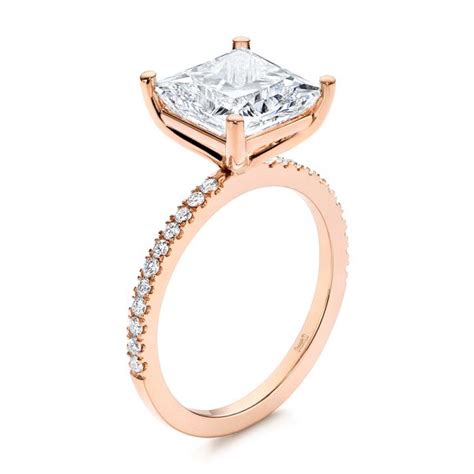 Classic Princess Cut Diamond Engagement Ring 106268 Seattle Bellevue