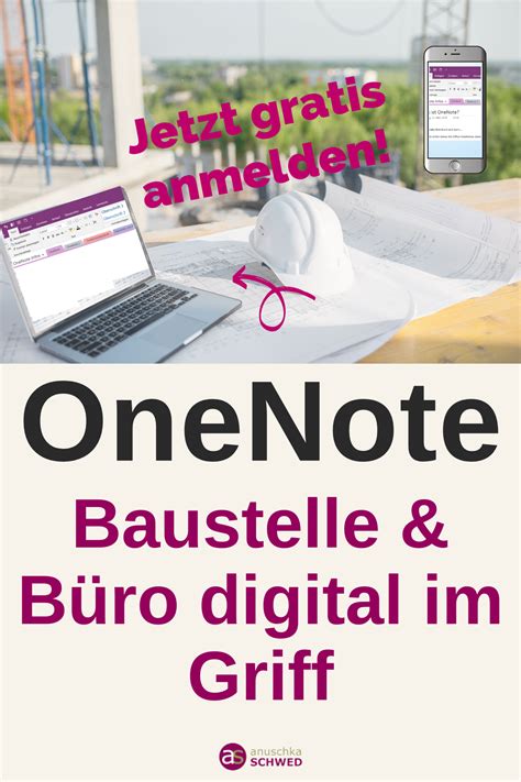 Kostenloses Onlinetraining Onenote Baustelle Und Büro Digital Im