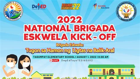 2022 National Brigada Eskwela Kick Off Program Youtube