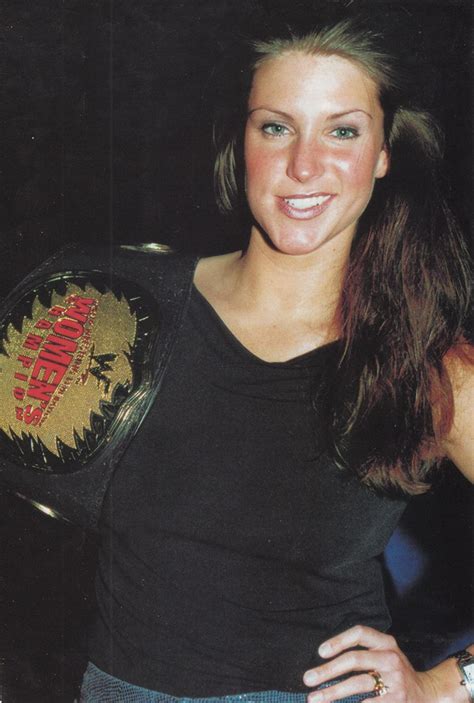 Stephanie Mcmahon As Wwes Womens Champion Back In 2000 Wrestling
