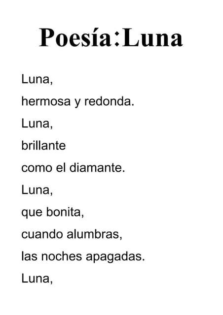 Poemas Cortos De La Luna Que Rimen Poemas Con La Palabra Blanca 83