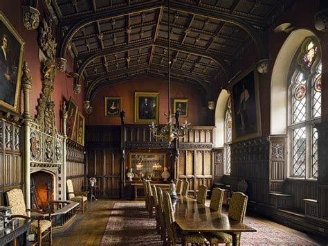 Great Hall Powderham Castle Gothic House Castles Interior English