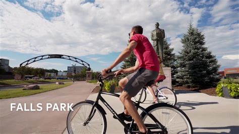 Click the pin and drag it to reposition the map. Brand USA - Road Trip to Sioux Falls, South Dakota - YouTube