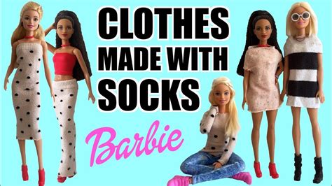 How To Make Barbie Doll Clothes Out Of Socks Vlrengbr