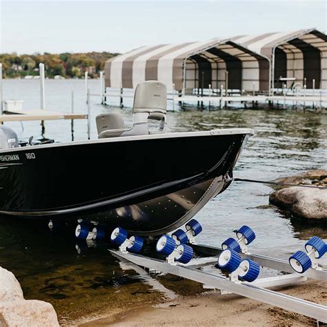 Perfect for coolers, equipment, pets, children, and adults, this pontoon boat ramp makes loading and unloading from docks and shores easy and safe. Roll-n-Go Model 2000 Shore Ramp | Roll-N-Go Canada