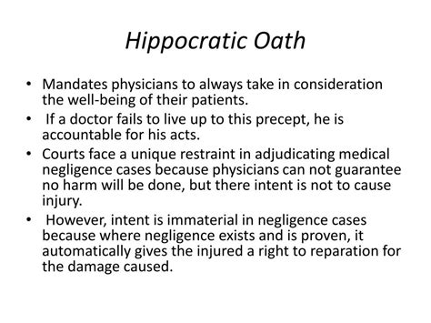 Ppt Hippocratic Oath Powerpoint Presentation Free Download Id2738994