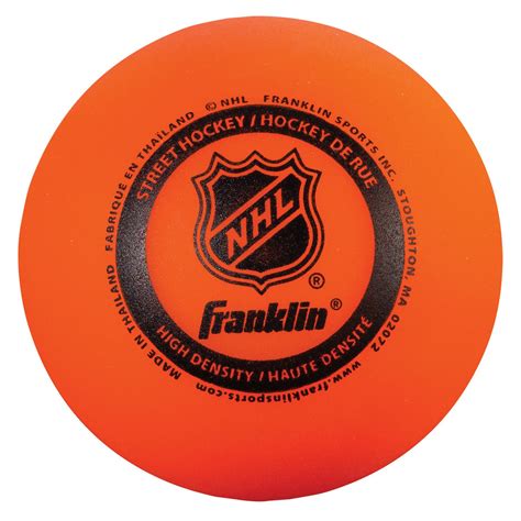 Ball and stick team sport (en); Franklin Sports NHL Super High Density Street Hockey Ball ...