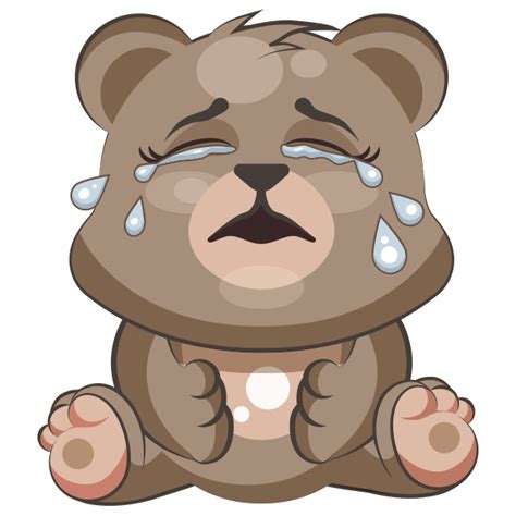 Cuddlebug Teddy Bear Emoji Stickers By Sumair Jawaid