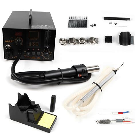 300 watts = 364 watts x 0.824. 968A+ Hot Air Rework Soldering Station SMD Fume Extractor ...