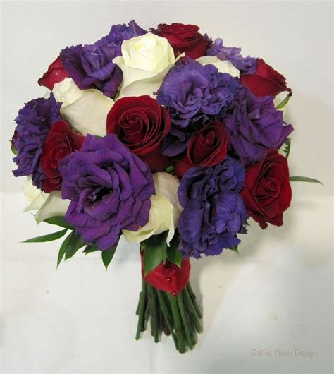 Maybe you would like to learn more about one of these? purple+red+wedding | Purple Wedding Bouquets - Dahlia ...