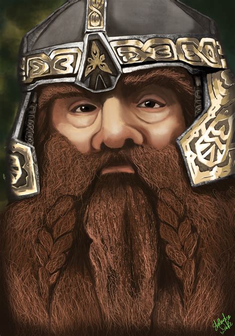 S Rose Drake Gimli From Lord Of The Rings Fan Art
