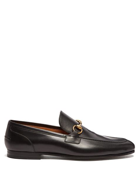 Lyst Gucci Jordaan Leather Loafers In Black For Men