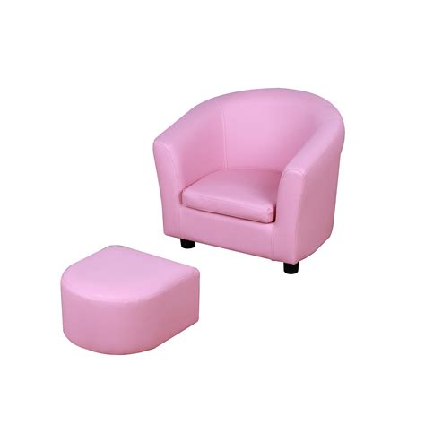 Your child will love being able to kick back and relax in a chair designed just for them with this children's club chair. HOMCOM Kids Sofa Children Armchair Footstool Non-Slip Feet ...