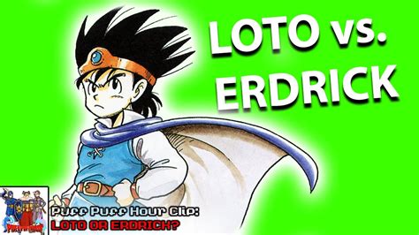 Loto Vs Erdrick In Dragon Quest Puff Puff Hour Clip Youtube