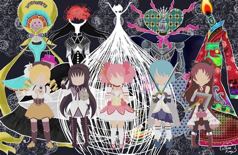 Shiroi Ramzi I Really Like The Intricate Designs And Textures Of The Witches From Puella Magi
