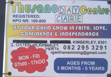 Thusano Daycare Centre Kimberley