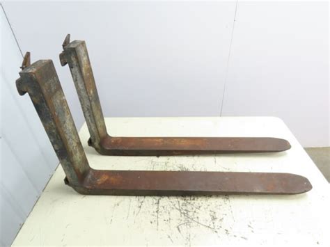 1 34 X 4 X 36 Class 2 Forklift Forks 16 Carriage Cam Latch Style