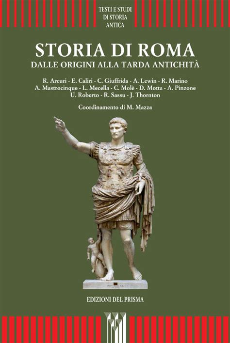 Storia Di Roma Dalle Origini Alla Tarda Antichità M Mazza Libro