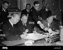 Unterzeichnung des Marshall-Plan-Abkommens Mit Österreich ...