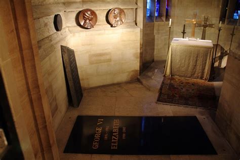 Grave Of George Vi And Queen Mother Grave Site In St Georges Chapel