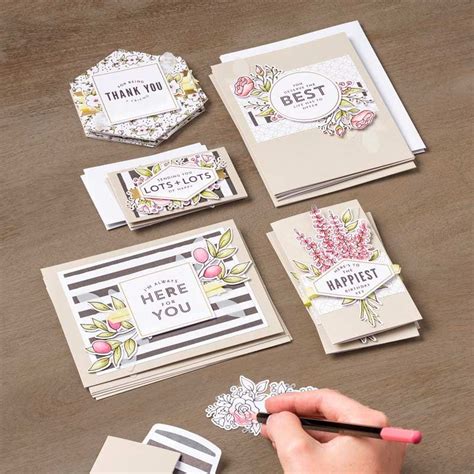 Lots Of Happy Card Kit Refill By Stampin Up Card Kit Card Kits