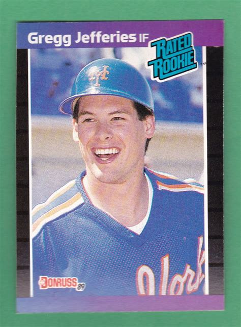 When his rookie cards arrived in 1988, the hobby's explosion was in full bloom. gregg jefferies rookie card - : Yahoo Image Search Results | Baseball cards, Cards, Baseball