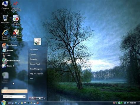 Glass Theme For Windows Vista Mahacolor