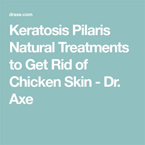 How Can I Get Rid Of Chicken Skin Keratosis Pilaris Keratosis