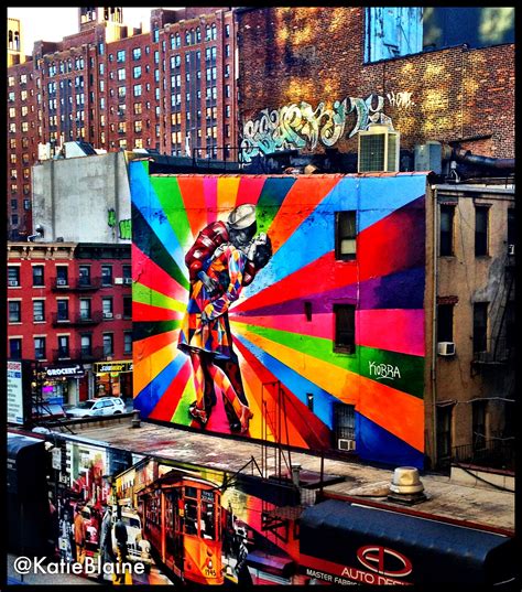 vj day kiss eduardo kobra cool art and inspiration new york street art new york travel guide