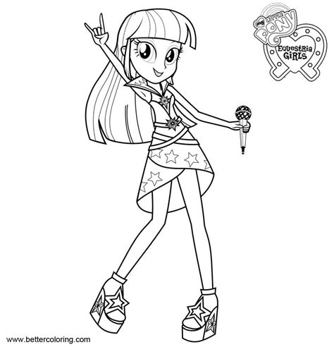 Mewarnai kuda poni my little pony equestria girls colouring page compilation. My Little Pony Equestria Girls Coloring Pages Twilight ...