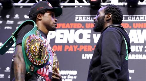 Errol Spence Jr Terence Crawford Promise An Old School Fight Sports