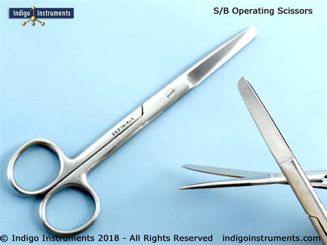 Operating Scissors Sharpblunt Medical Stainless Steel