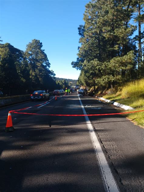 Se registraron al menos cuatro accidentes en la carretera, de estos. Accidente en la México-Cuernavaca, una persona murió, las ...