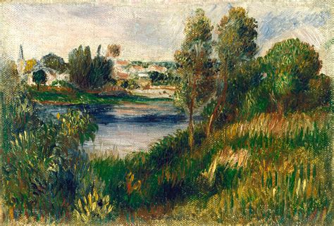 Top Impressionist Paintings Pierre Auguste Renoir Landscape At