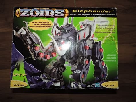 Hasbro Zoids Elephander Action Figure Model Kit 038 Scale 172 In Box