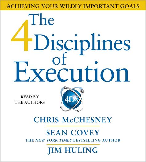 The 4 Disciplines Of Execution Achieving Your Wildly Important Goals