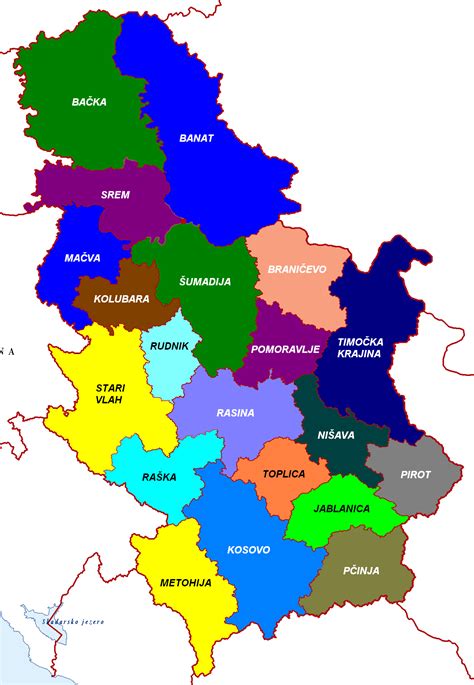 List Of Regions Of Serbia In 2021 Watershed Area Serbia Region