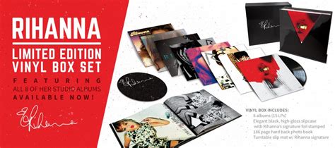 Rihanna Releases Limited Edition Vinyl Box Set Featuring All 8 Of Her