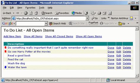 Backbone, ember, angularjs… the list of new and stable solutions continues to grow, but just how do you decide on which to use in a sea of so many options? ASP.NET To Do List Application - CodeProject