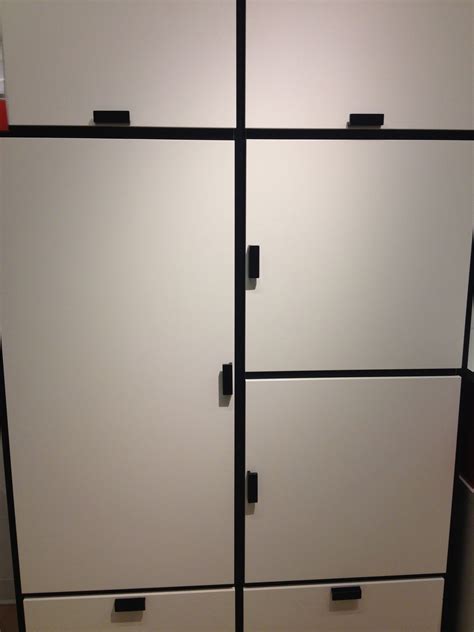 Refresh your storage by taking the jackets off old books (load up at yard sales) to expose the stitching or covering. ODDA Wardrobe (47 1/4 x 21 5/8 x 78 3/4") $299 | Ikea hack ...