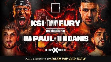 Watch Dazn Boxing Ksi Vs Tommy Fury Plus Logan Paul Vs Danis My Xxx Hot Girl